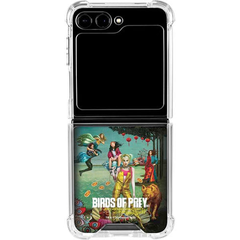 DC Comics Harley Quinn Birds of Prey Variant Movie Poster Galaxy Z Flip5 5G Clear Case