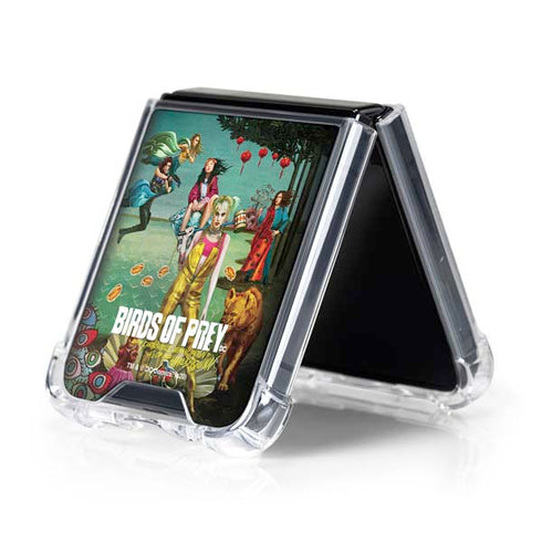 DC Comics Harley Quinn Birds of Prey Variant Movie Poster Galaxy Z Flip5 5G Clear Case
