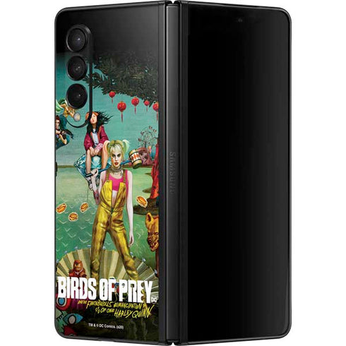 DC Comics Harley Quinn Birds of Prey Variant Movie Poster Galaxy Z Fold3 5G Skin