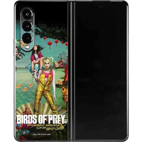 DC Comics Harley Quinn Birds of Prey Variant Movie Poster Galaxy Z Fold3 5G Skin