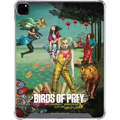 DC Comics Harley Quinn Birds of Prey Variant Movie Poster iPad Pro 12.9in (2020) Clear Case