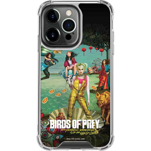 DC Comics Harley Quinn Birds of Prey Variant Movie Poster iPhone 14 Pro Clear Case