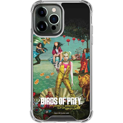 DC Comics Harley Quinn Birds of Prey Variant Movie Poster iPhone 15 Pro Max Clear Case