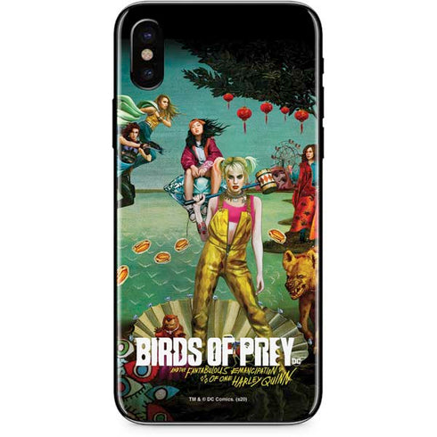 DC Comics Harley Quinn Birds of Prey Variant Movie Poster iPhone XS Skin