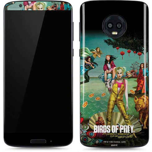DC Comics Harley Quinn Birds of Prey Variant Movie Poster Moto G6 Skin
