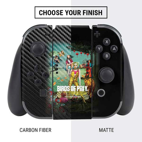 DC Comics Harley Quinn Birds of Prey Variant Movie Poster Nintendo Switch Bundle Skin