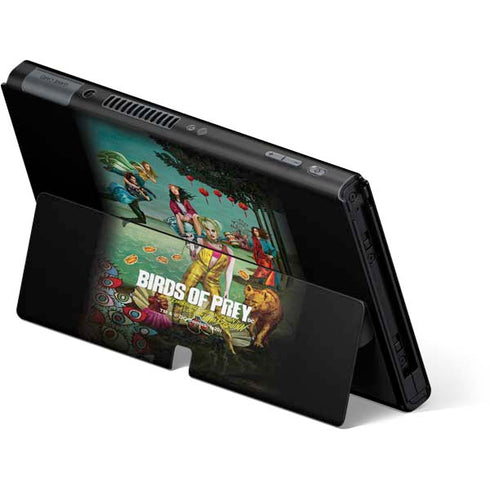 DC Comics Harley Quinn Birds of Prey Variant Movie Poster Nintendo Switch OLED (2021) Skin