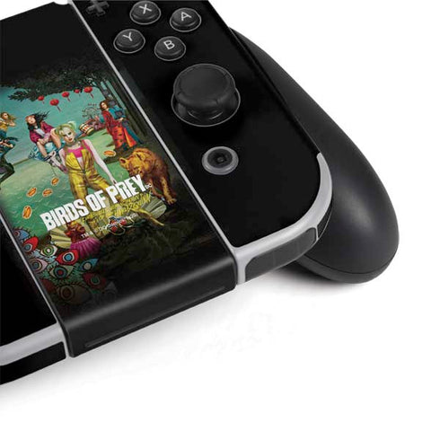 DC Comics Harley Quinn Birds of Prey Variant Movie Poster Nintendo Switch OLED (2021) Skin