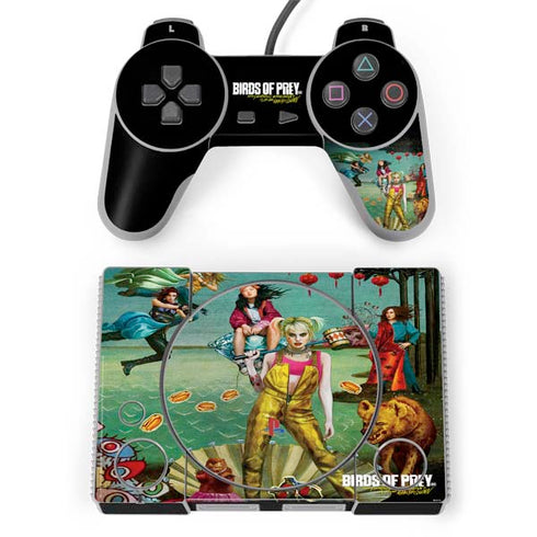 DC Comics Harley Quinn Birds of Prey Variant Movie Poster PlayStation Classic Bundle Skin
