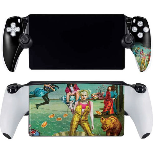 DC Comics Harley Quinn Birds of Prey Variant Movie Poster PlayStation Portal Remote Player Skin
