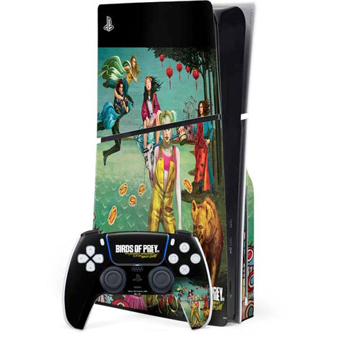 DC Comics Harley Quinn Birds of Prey Variant Movie Poster PS5 Slim Disk Bundle Skin