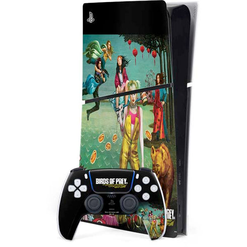 DC Comics Harley Quinn Birds of Prey Variant Movie Poster PS5 Slim Digital Edition Console Skin