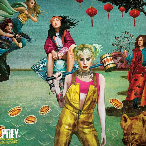 DC Comics Harley Quinn Birds of Prey Variant Movie Poster Surface Book 2 15in Skin