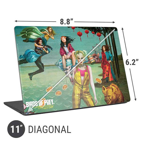 DC Comics Harley Quinn Birds of Prey Variant Movie Poster Universal Laptop 11in (8.8 x 6.2in) Skin