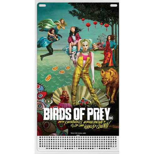 DC Comics Harley Quinn Birds of Prey Variant Movie Poster Xbox Series S Console Skin