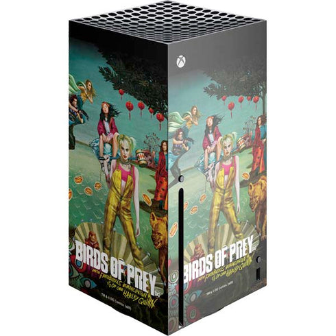 DC Comics Harley Quinn Birds of Prey Variant Movie Poster Xbox Series X Console Skin
