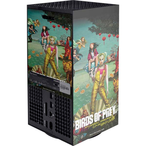 DC Comics Harley Quinn Birds of Prey Variant Movie Poster Xbox Series X Console Skin
