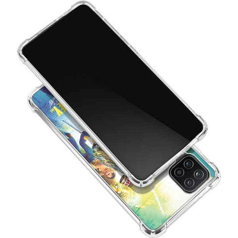 DC Comics Harley Quinn Birds of Prey Movie Poster Galaxy A12 Clear Case