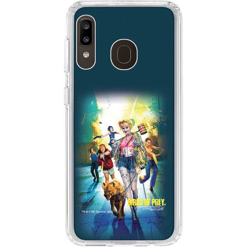 DC Comics Harley Quinn Birds of Prey Movie Poster Galaxy A20 Clear Case