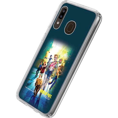 DC Comics Harley Quinn Birds of Prey Movie Poster Galaxy A20 Clear Case