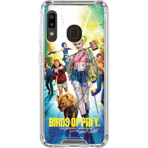 DC Comics Harley Quinn Birds of Prey Movie Poster Galaxy A30 Clear Case