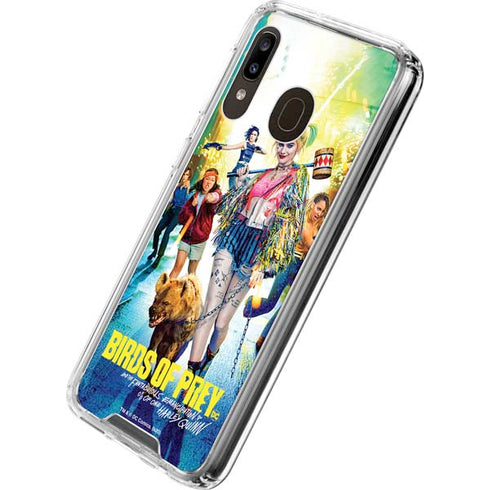 DC Comics Harley Quinn Birds of Prey Movie Poster Galaxy A30 Clear Case