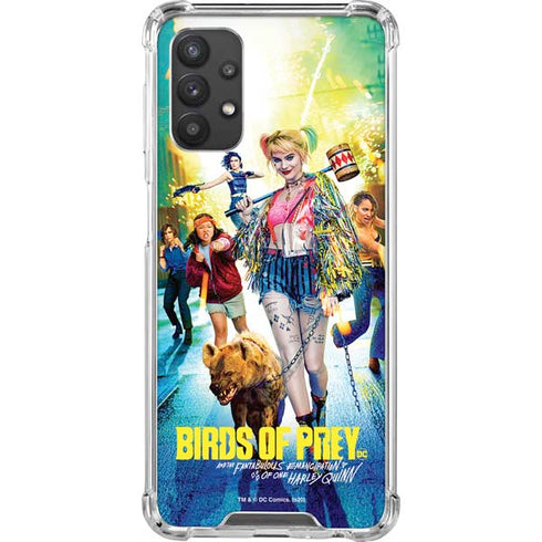 DC Comics Harley Quinn Birds of Prey Movie Poster Galaxy A32 5G Clear Case