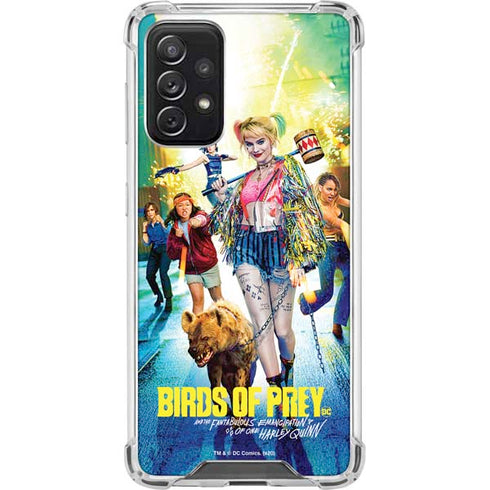 DC Comics Harley Quinn Birds of Prey Movie Poster Galaxy A72 5G Clear Case