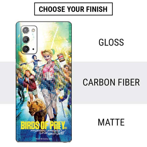 DC Comics Harley Quinn Birds of Prey Movie Poster Galaxy Note20 5G Skin