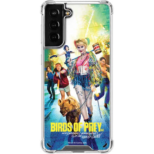 DC Comics Harley Quinn Birds of Prey Movie Poster Galaxy S21 Plus 5G Clear Case
