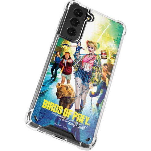 DC Comics Harley Quinn Birds of Prey Movie Poster Galaxy S21 Plus 5G Clear Case