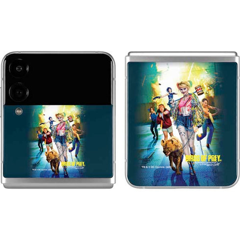 DC Comics Harley Quinn Birds of Prey Movie Poster Galaxy Z Flip4 5G Skin