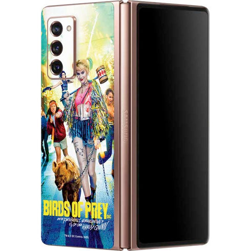 DC Comics Harley Quinn Birds of Prey Movie Poster Galaxy Z Fold2 5G Skin
