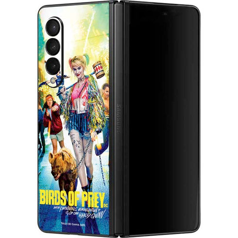 DC Comics Harley Quinn Birds of Prey Movie Poster Galaxy Z Fold3 5G Skin