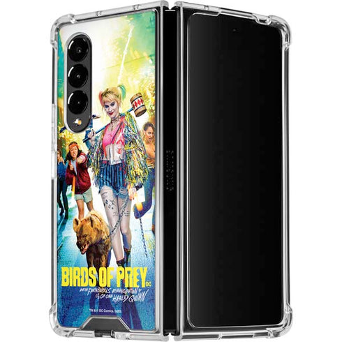 DC Comics Harley Quinn Birds of Prey Movie Poster Galaxy Z Fold4 5G Clear Case