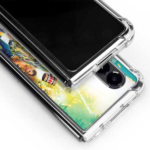 DC Comics Harley Quinn Birds of Prey Movie Poster Galaxy Z Fold4 5G Clear Case