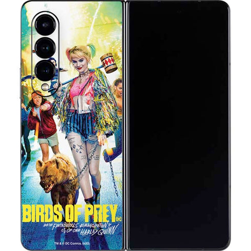 DC Comics Harley Quinn Birds of Prey Movie Poster Galaxy Z Fold4 5G Skin