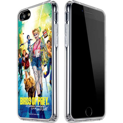 DC Comics Harley Quinn Birds of Prey Movie Poster iPhone SE (2nd & 3rd Gen) Clear Case