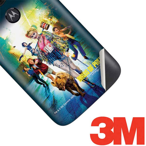 DC Comics Harley Quinn Birds of Prey Movie Poster Moto E5 Play Skin