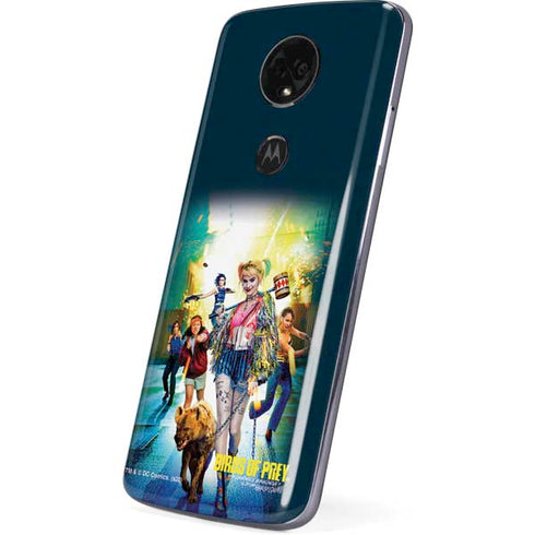 DC Comics Harley Quinn Birds of Prey Movie Poster Moto E5 Plus Skin