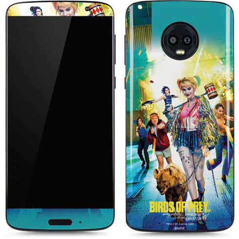 DC Comics Harley Quinn Birds of Prey Movie Poster Moto G6 Skin