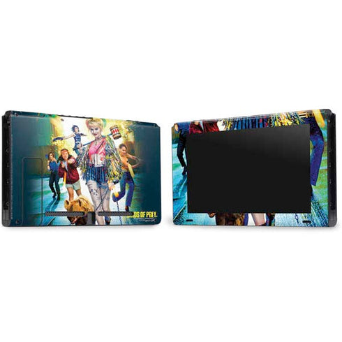 DC Comics Harley Quinn Birds of Prey Movie Poster Nintendo Switch Bundle Skin