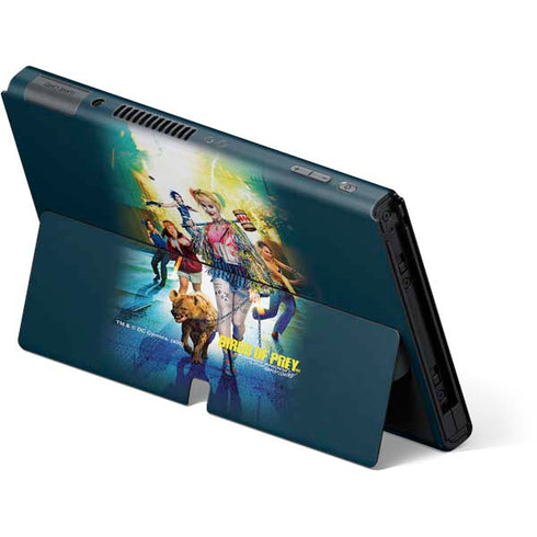 DC Comics Harley Quinn Birds of Prey Movie Poster Nintendo Switch OLED (2021) Skin