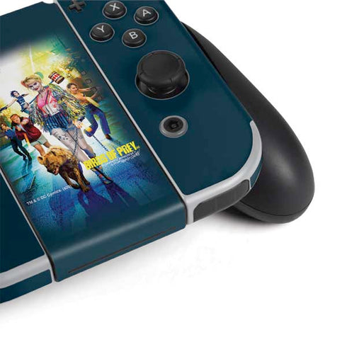 DC Comics Harley Quinn Birds of Prey Movie Poster Nintendo Switch OLED (2021) Skin