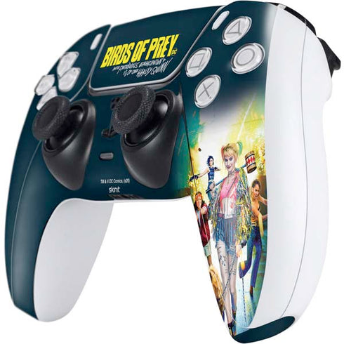 DC Comics Harley Quinn Birds of Prey Movie Poster PS5 Controller Skin