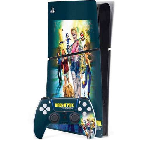 DC Comics Birds of Prey PS5 Slim Digital Edition Bundle Skin