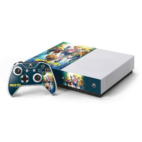 DC Comics Harley Quinn Birds of Prey Movie Poster Xbox One S Console and Controller Bundle Skin