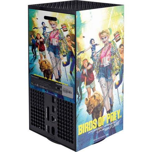 DC Comics Harley Quinn Birds of Prey Movie Poster Xbox Series X Console Skin