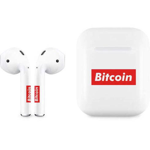 Bitcoin Crypto Apple AirPods Skin
