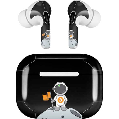 Bitcoin Astronaut AirPods Pro 2nd Gen Skin
